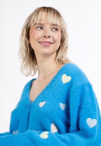 MYMO Strickjacke 'Biany' in Blau