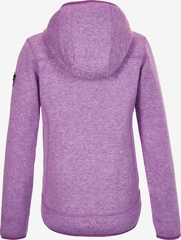 KILLTEC Athletic Fleece Jacket in Purple