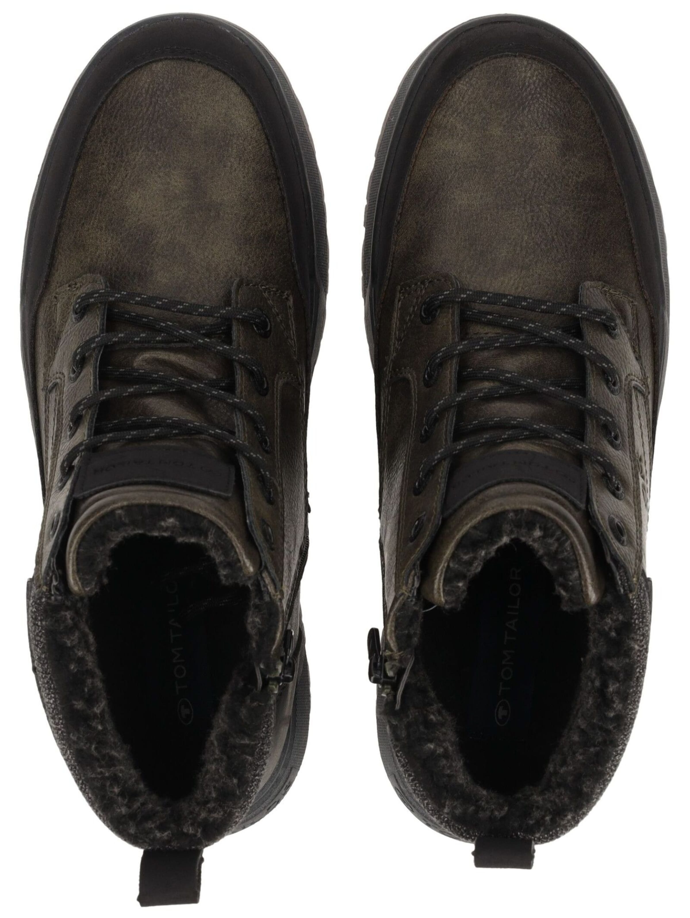 Stivale stringato di TOM TAILOR in verde
