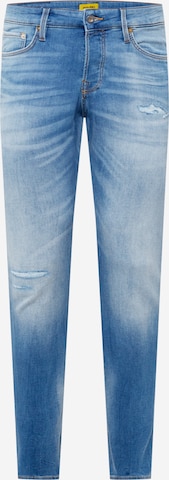 JACK & JONES Slimfit Jeans in Blauw: voorkant