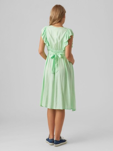 MAMALICIOUS Summer Dress 'Jennie Mary' in Green