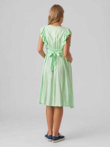 MAMALICIOUS Summer Dress 'Jennie Mary' in Green