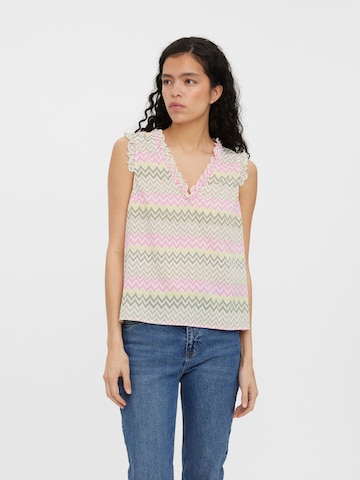 VERO MODA - Top 'Odga' em mistura de cores: frente