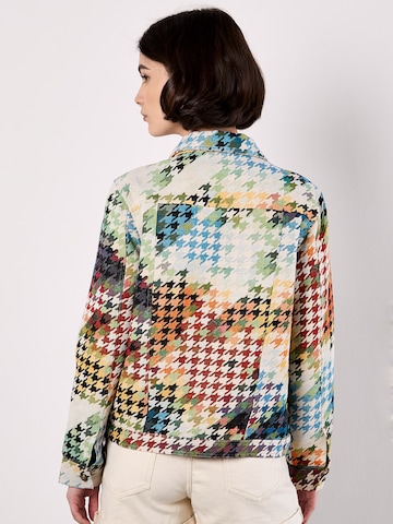 Apricot Colourful Dogtooth Jacket ' ' in Blau