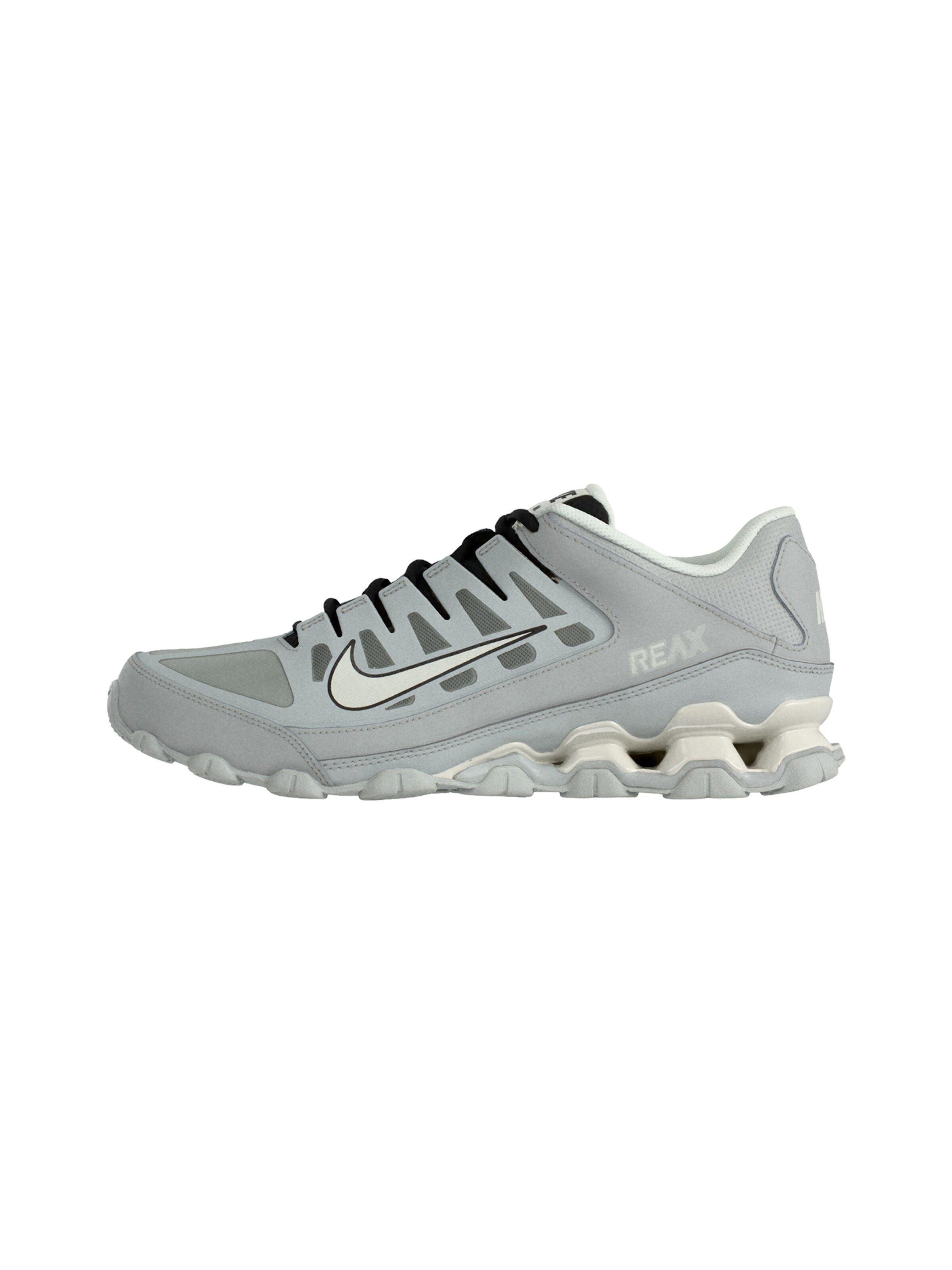 NIKE Spordijalats 'Reax 8', värv hall: eest vaates