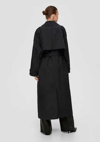 Palton de primăvară-toamnă 'Elif' de la QS pe negru
