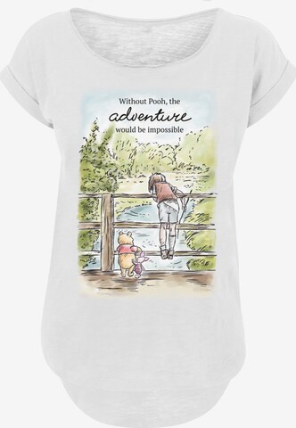 F4NT4STIC Shirt 'Disney  Winnie The Pooh Adventure' in White: front