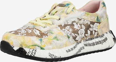 Laura Vita Sneaker in hellgelb / weiß, Produktansicht