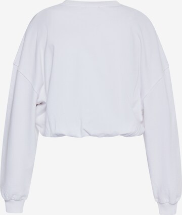 Sweat-shirt swirly en blanc