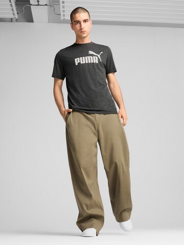 PUMA Функциональная футболка 'ESS No. 1 Heather' в Серый