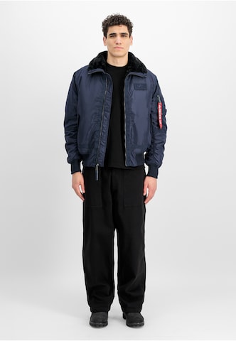 ALPHA INDUSTRIES Regularny krój Kurtka przejściowa 'B15-3' w kolorze niebieski