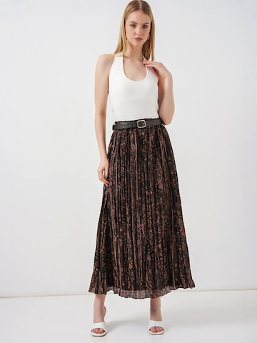 Bigdart Skirt in Brown