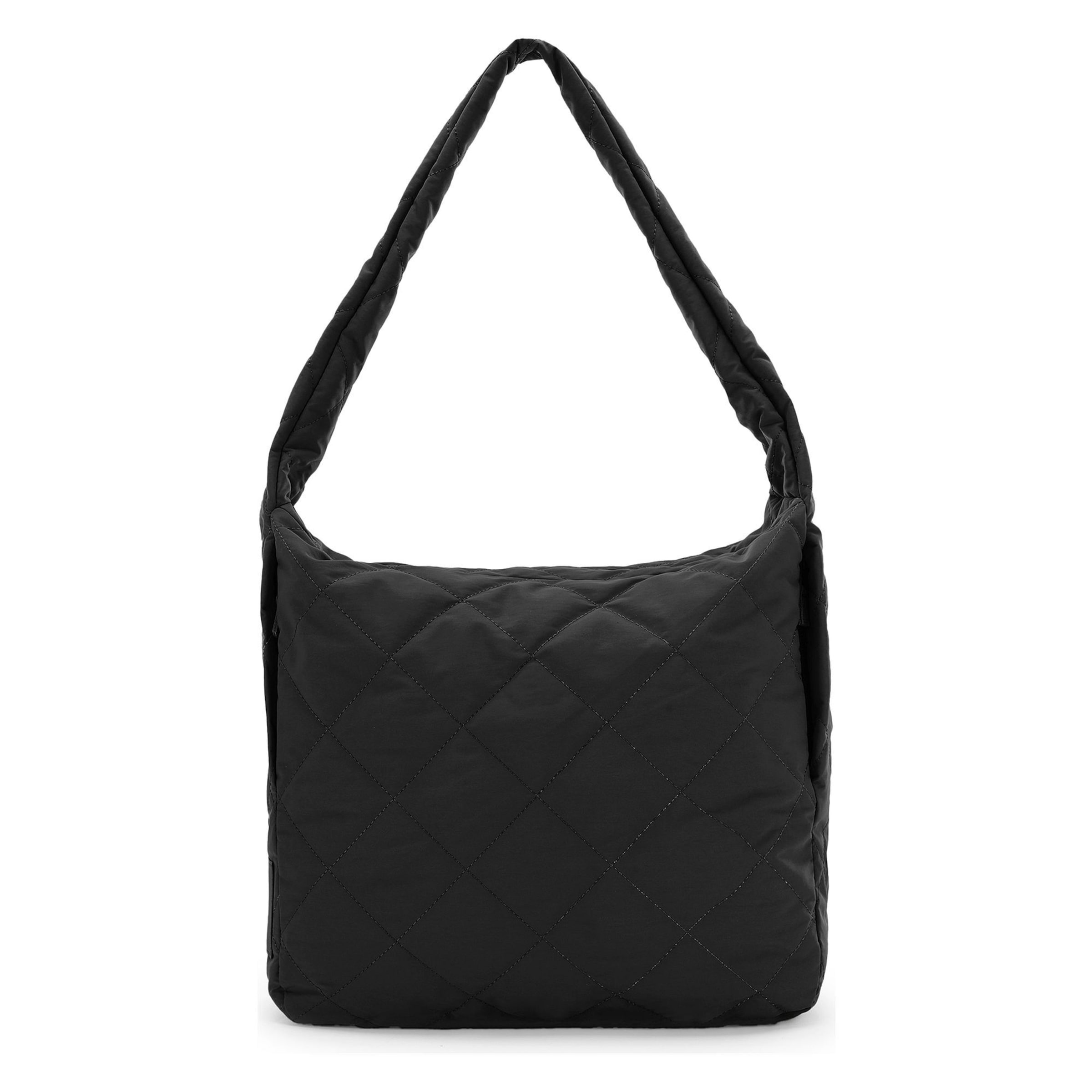 Seidenfelt Tasche 'Hetta' in Schwarz: Vorderseite