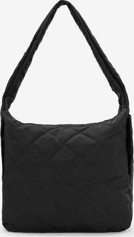 Seidenfelt Tasche 'Hetta' in Schwarz: Vorderseite