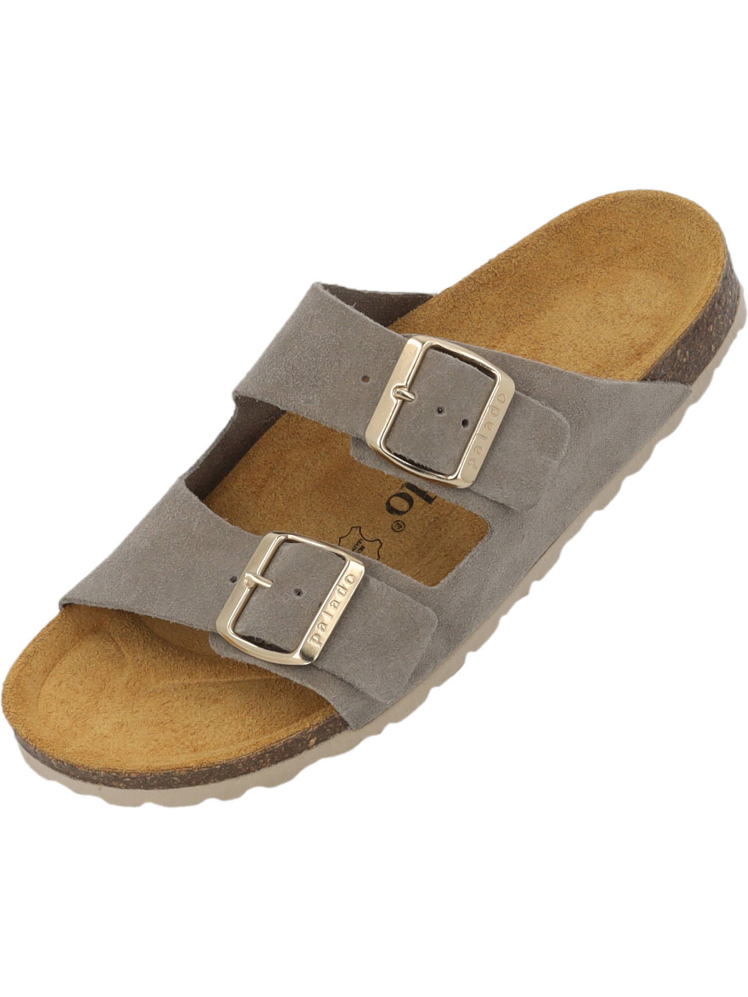 Palado Mules 'Korfu' in Grey: front