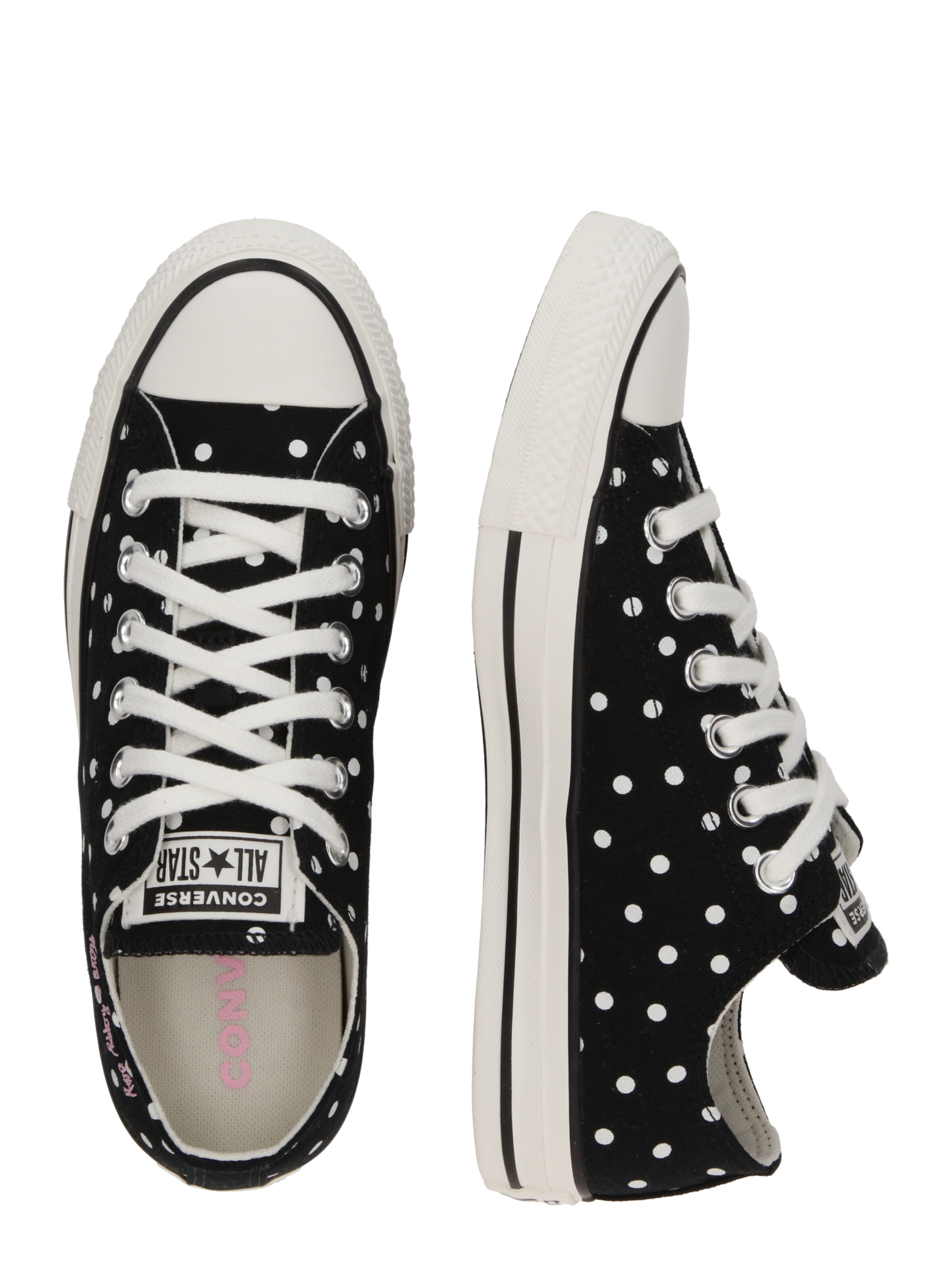 CONVERSE Rövid szárú sportcipők 'CTAS OX' - fekete