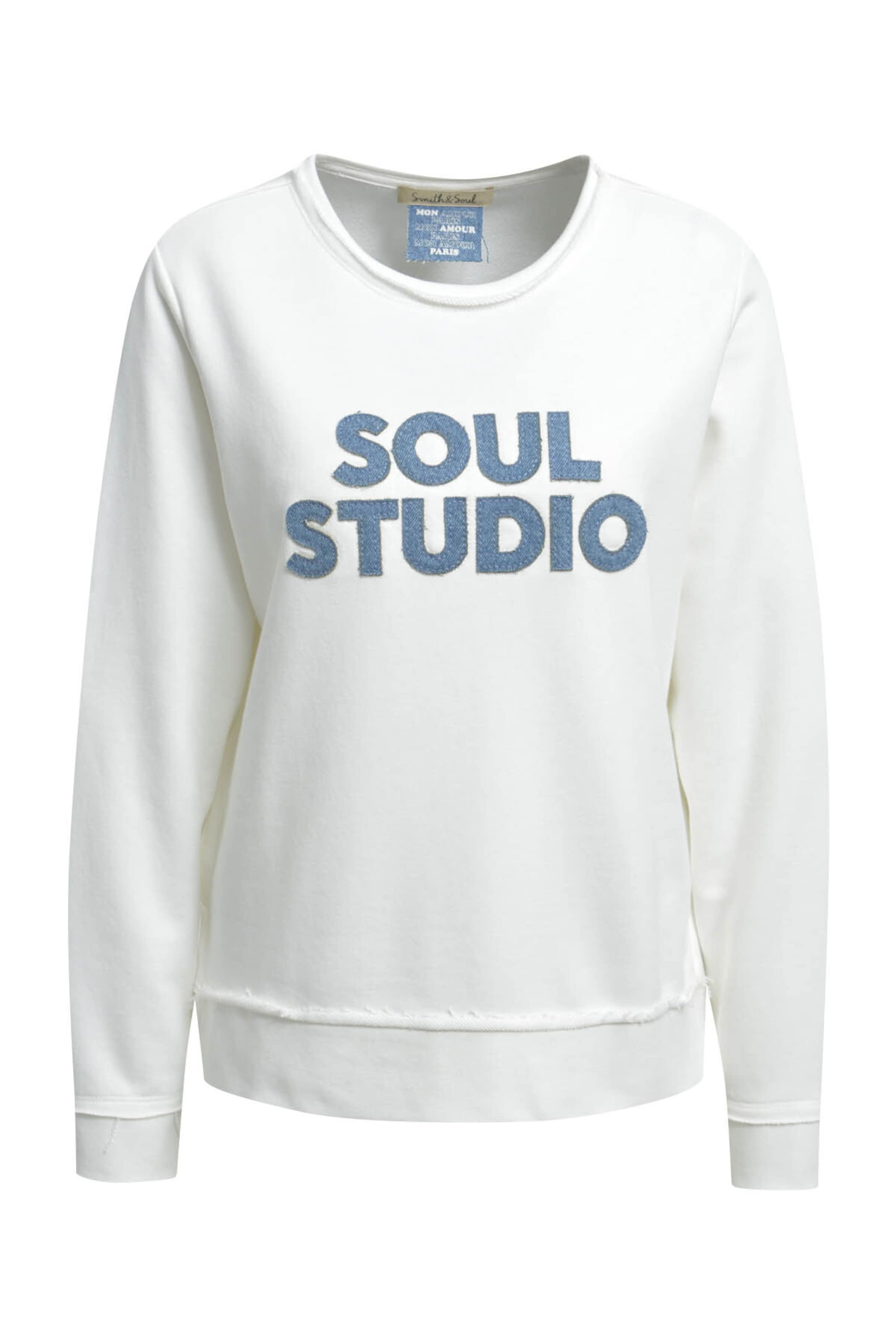 Smith&Soul Sweatshirt in White: front