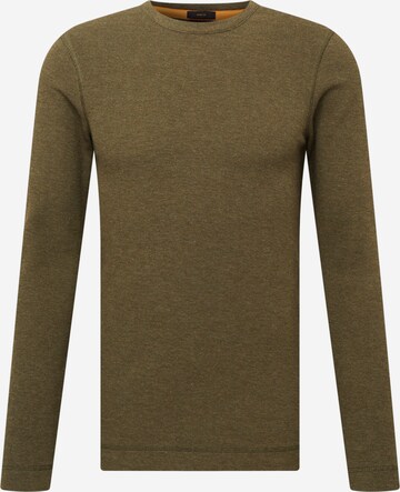 BOSS Sweater 'Tempest' in Green: front