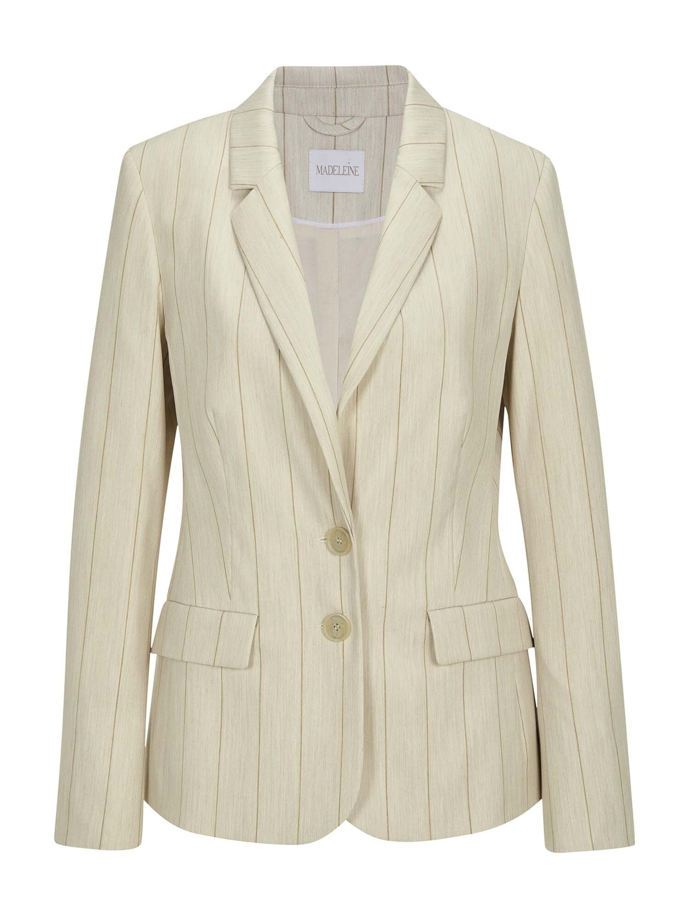 Blazer MADELEINE en blanc : devant