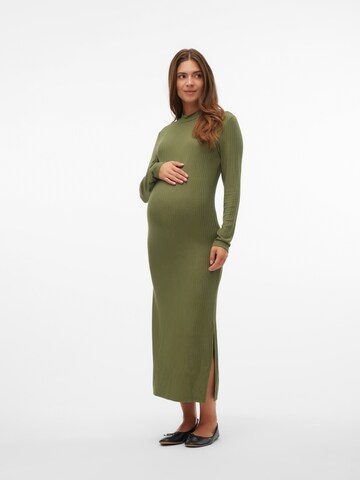 Robe MAMALICIOUS en vert : devant