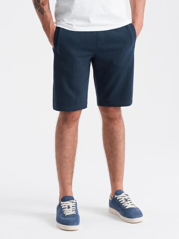 Pantalon Ombre en bleu : devant