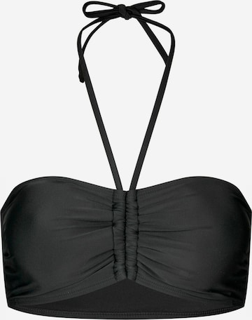Crās Bikini top ' Hildacras ' in Schwarz: Vorderseite