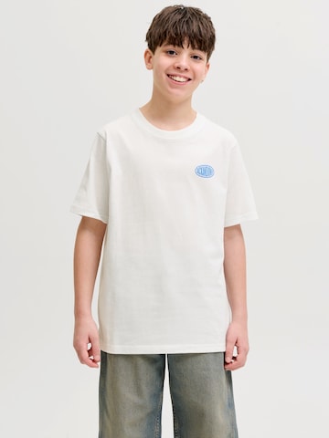 Jack & Jones Junior Тениска 'JJLegacy' в бяло