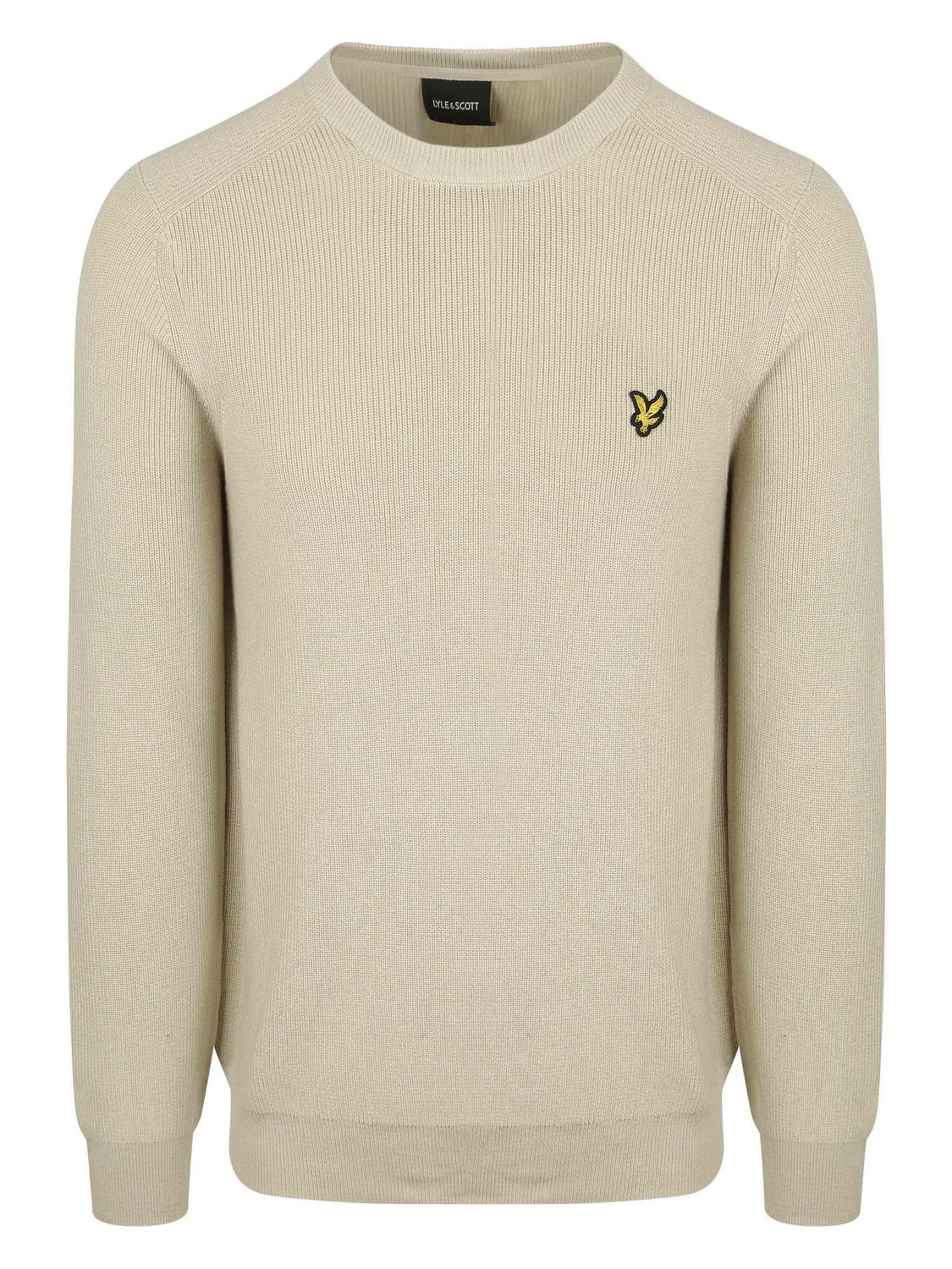 Lyle & Scott Trui in L in de kleur Lichtgrijs, Productweergave