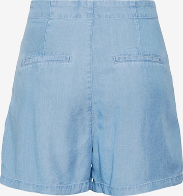 VERO MODA Regular Pleat-Front Pants 'Mia' in Blue