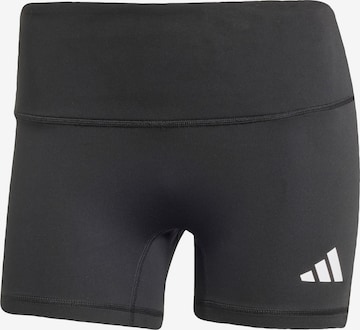 ADIDAS PERFORMANCE Skinny Workout Pants 'Volleyball' in Black: front