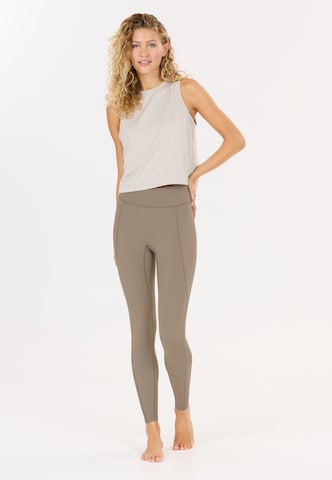 Athlecia Slim fit Sports trousers 'Aliya V2' in Beige