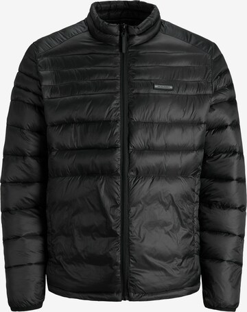 Veste mi-saison 'Ace' Jack & Jones Plus en noir : devant