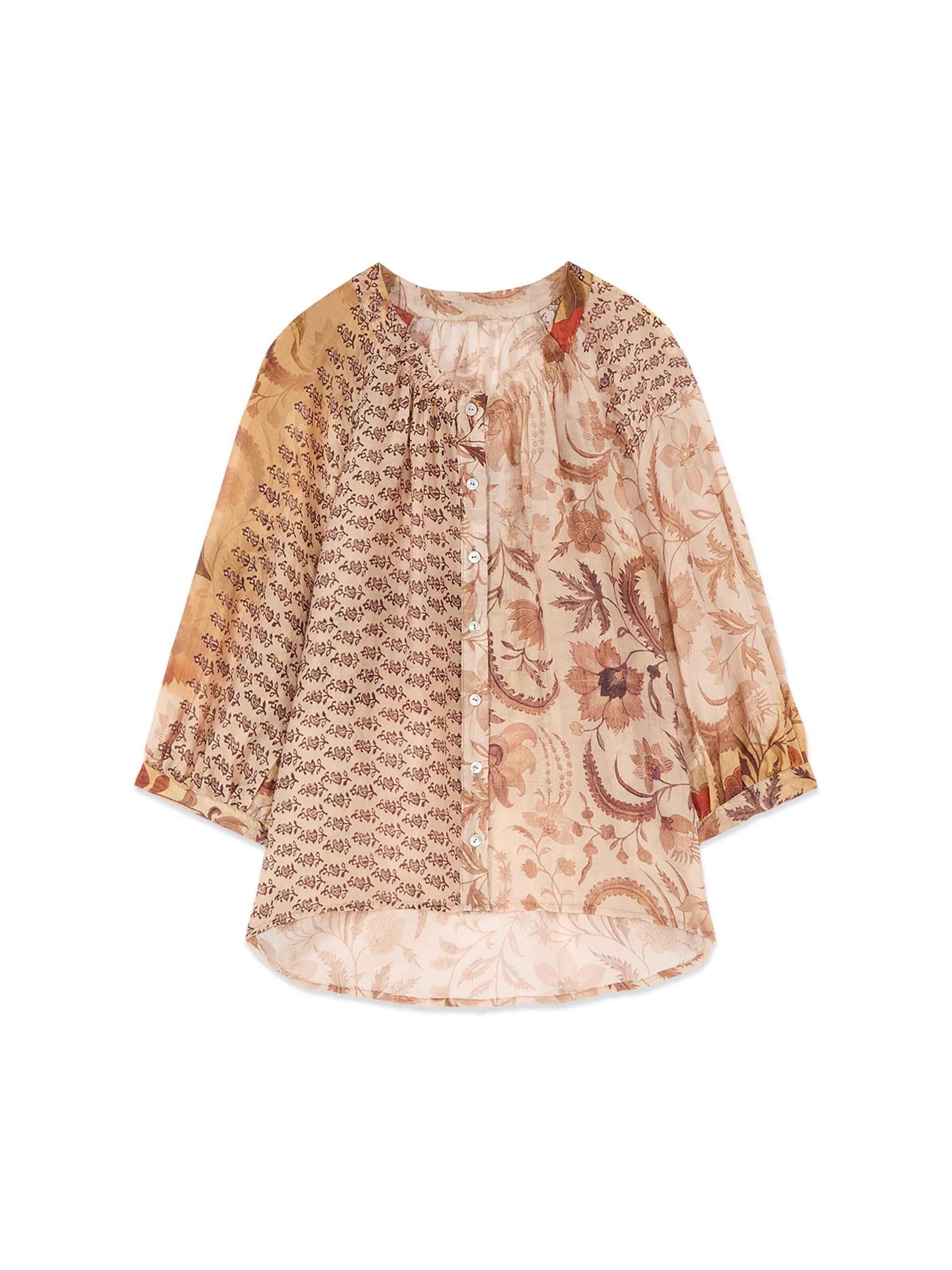 oltre - Blusa en beige: frente