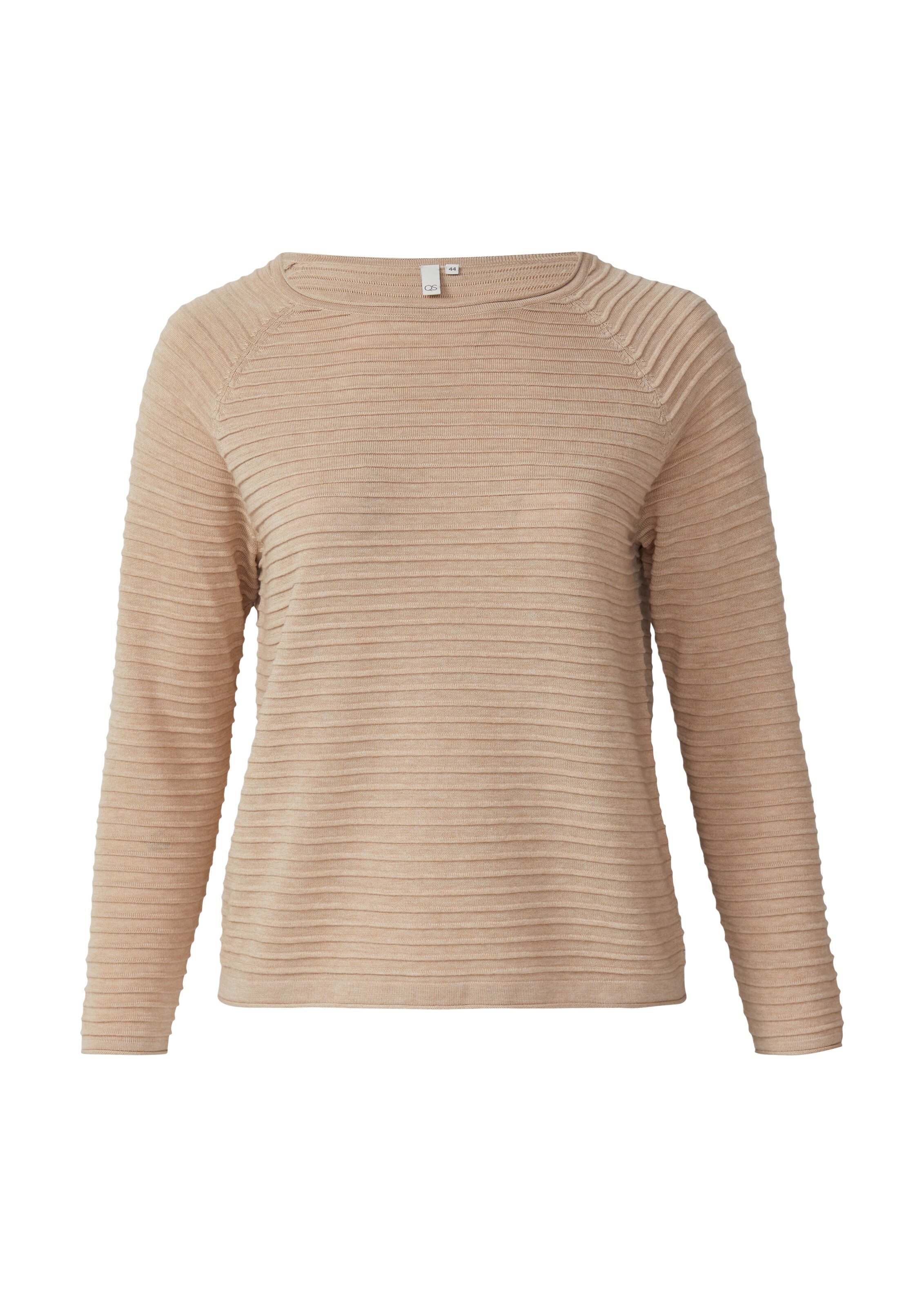 QS Trui in Beige: voorkant