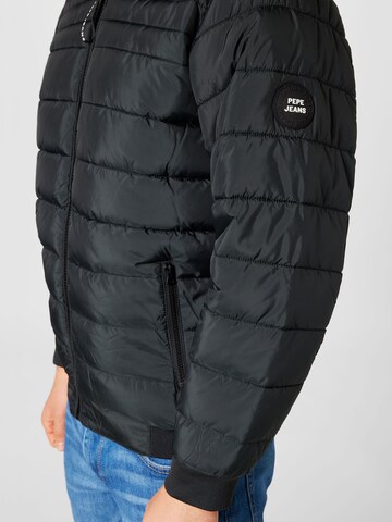 Pepe Jeans Winterjacke 'JAMES' in Schwarz