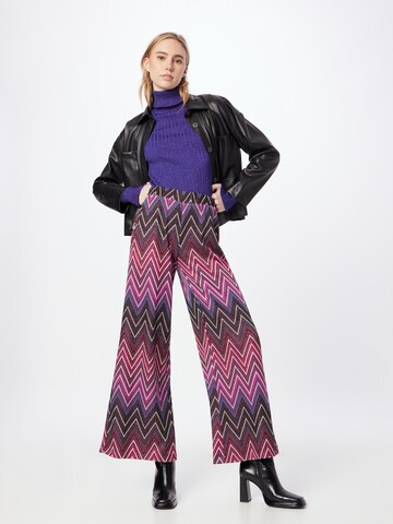 IMPERIAL Szeroka nogawka Spodnie w kolorze mieszane kolory