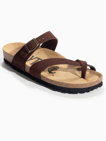 Bayton T-bar sandals 'Diane' in Brown