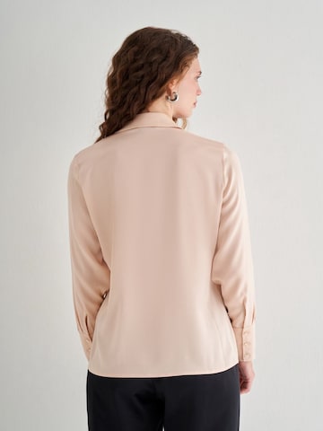 SILK & CASHMERE Shirt in Roze