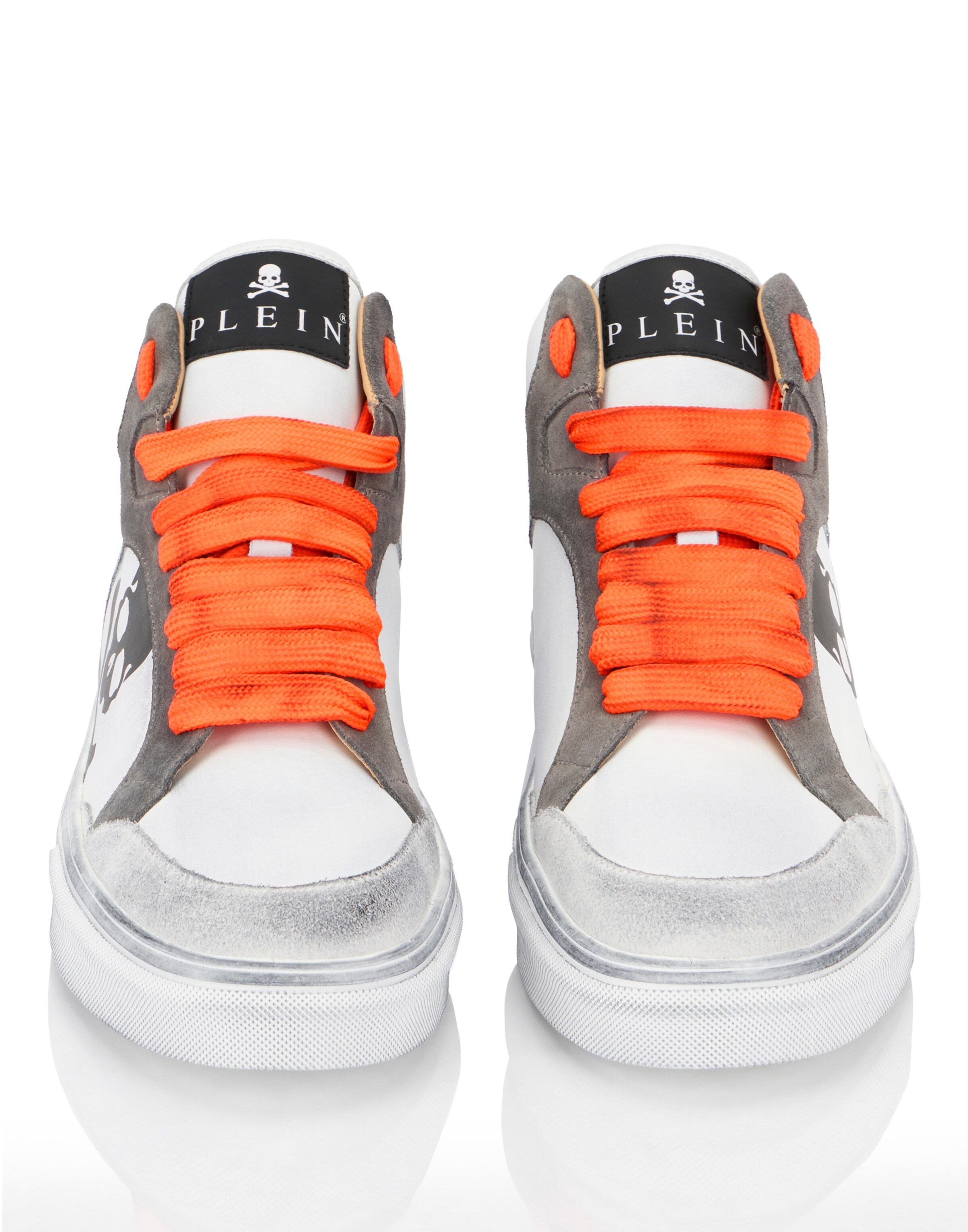 Philipp Plein Sneakers hoog 'Retrokickz' in Wit