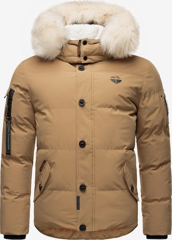 Veste d’hiver 'Halvaar' STONE HARBOUR en marron : devant