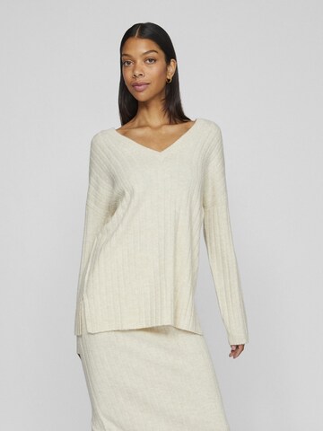 VILA Trui in Beige: voorkant