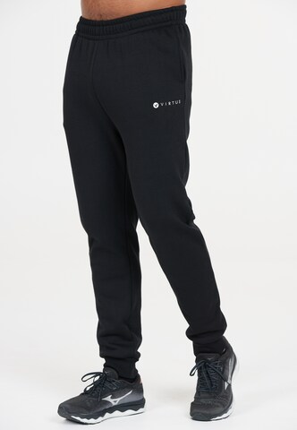 Virtus Regular Sweatpants 'Marten' in Schwarz: predná strana