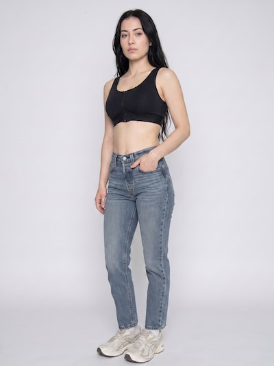 LEVI'S ® Jeans '501 Crop Stand Off Dark Indigo Worn In' i 29-30/30 i blue denim, Produktvisning