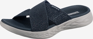 Zoccoletto di SKECHERS in blu: frontale