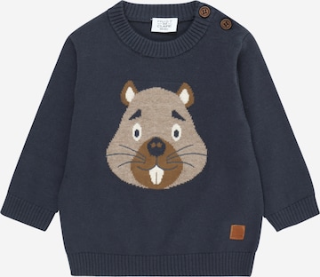 Hust & Claire - Pullover 'Pilou' em azul: frente