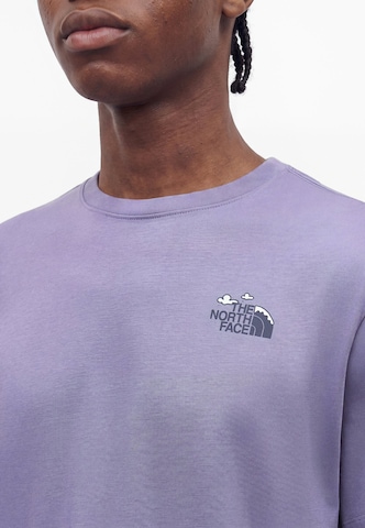 THE NORTH FACE Koszulka 'NAT HIGH SOCIETY' w kolorze fioletowy