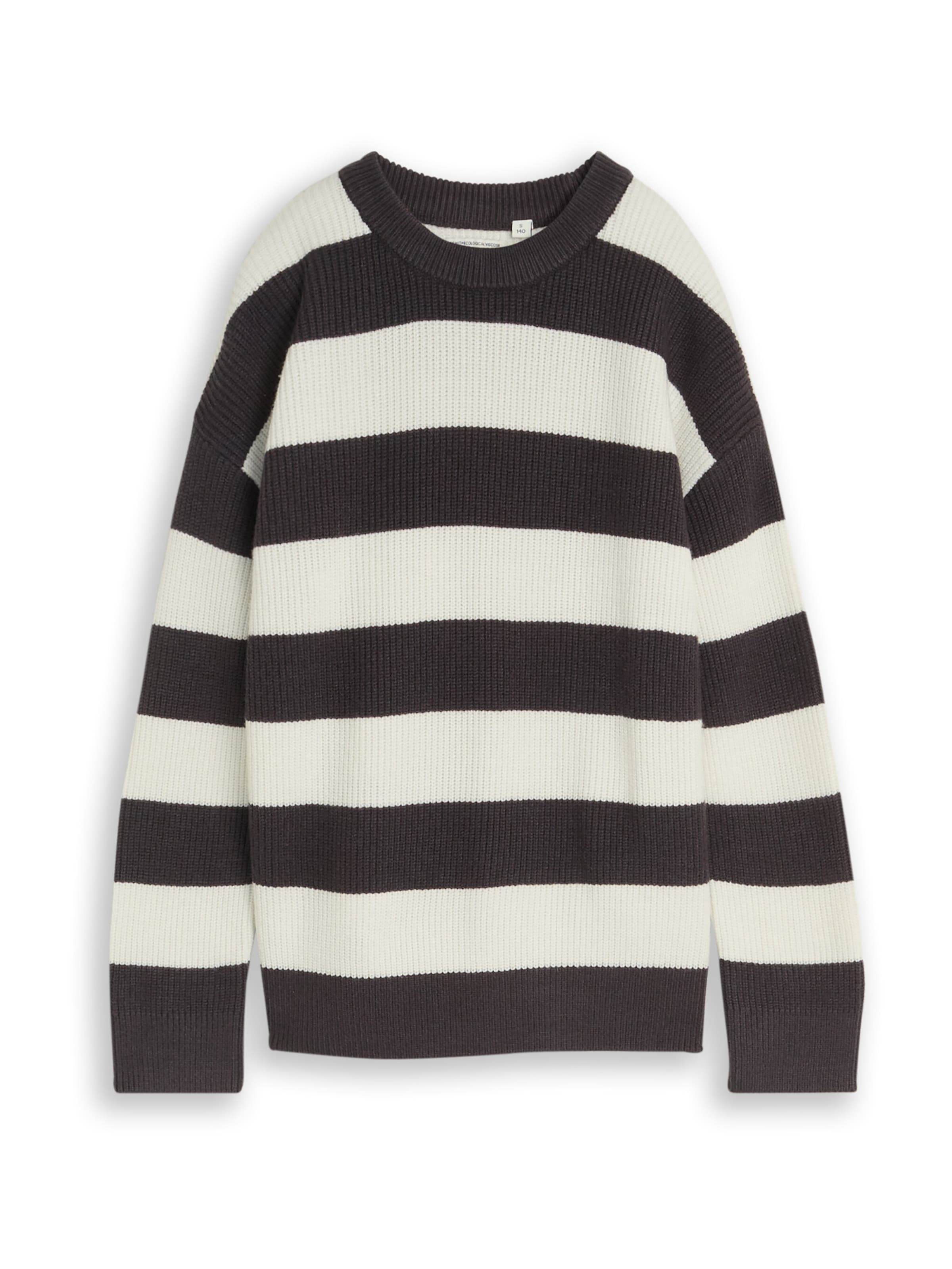 TOM TAILOR Sweater in Grey: front