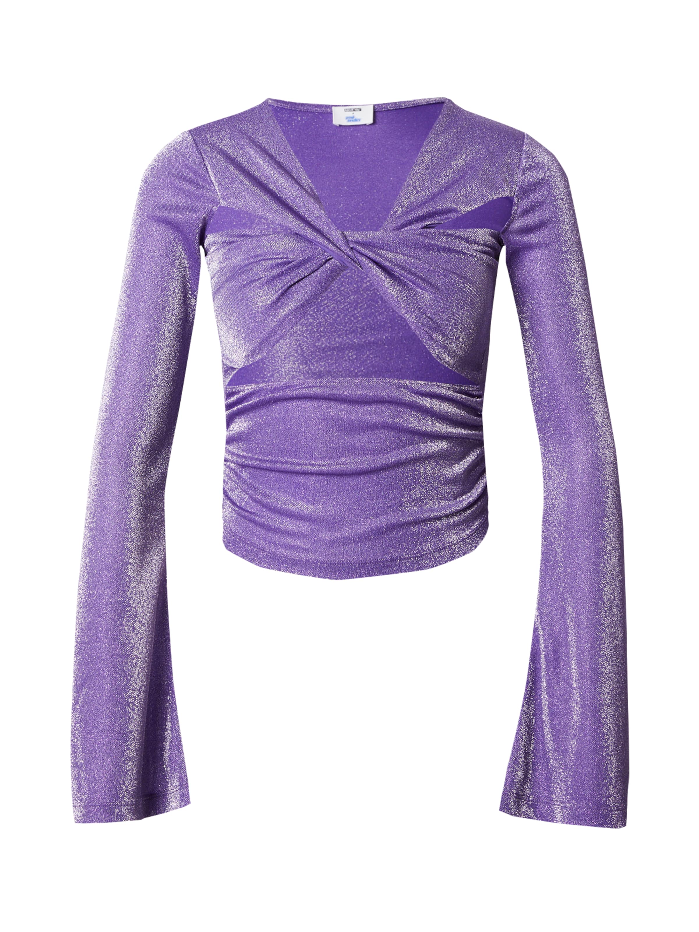 ABOUT YOU x Emili Sindlev Shirt 'Carin' in Purple: front