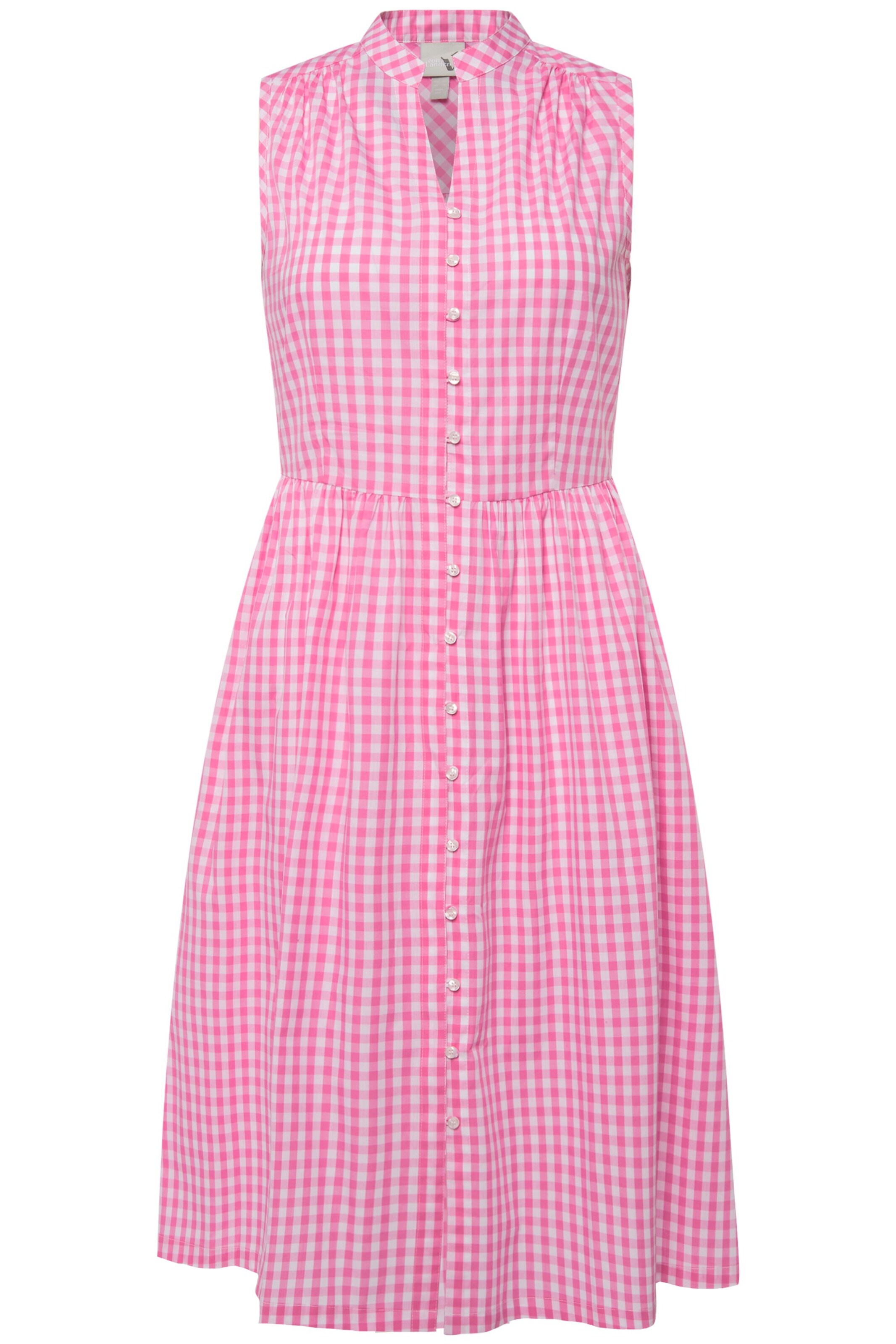 Ulla Popken Shirt dress in Pink: front