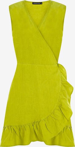 FRESHLIONS Summer dress 'Mailinda' in Green: front